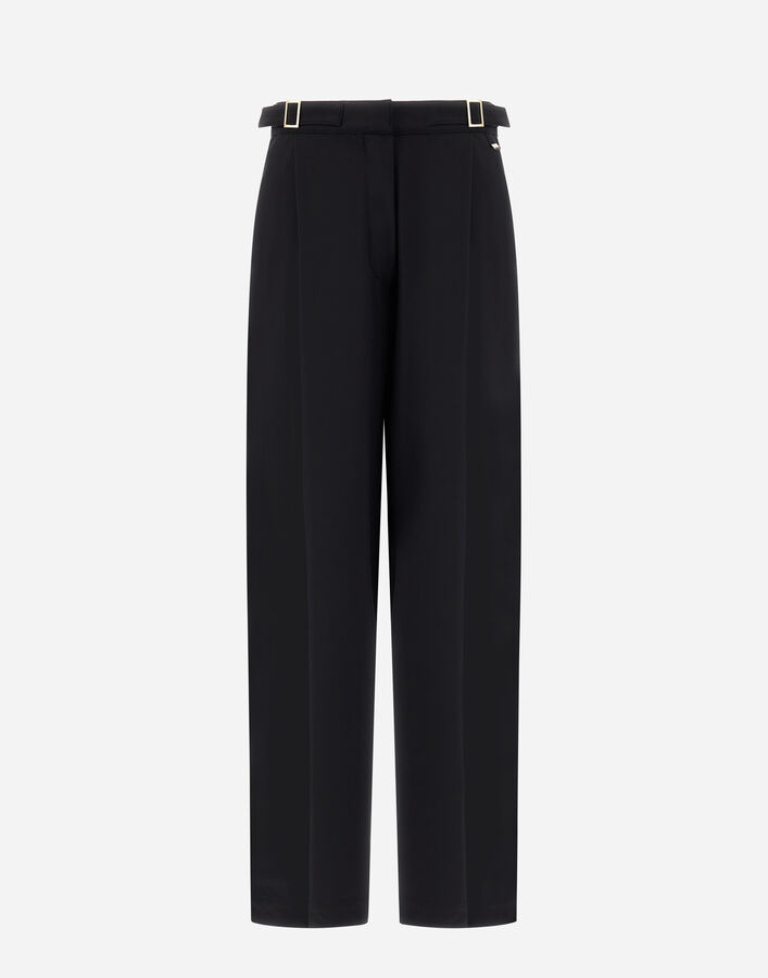 Herno STRUCTURES NYLON TROUSERS Black PT000039D126099300