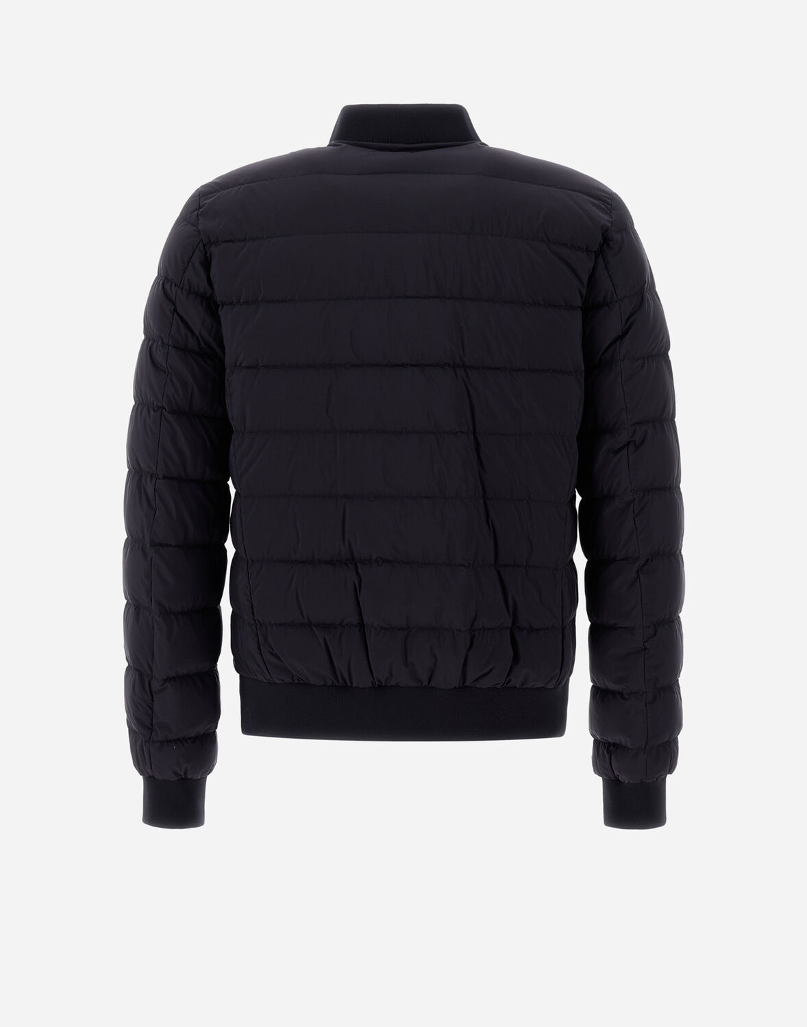Herno Giubbotto Aviatore Con Piuma Linea Legend In Black