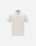 Herno JERSEY CREPE POLO SHIRT White JPL003U520051000