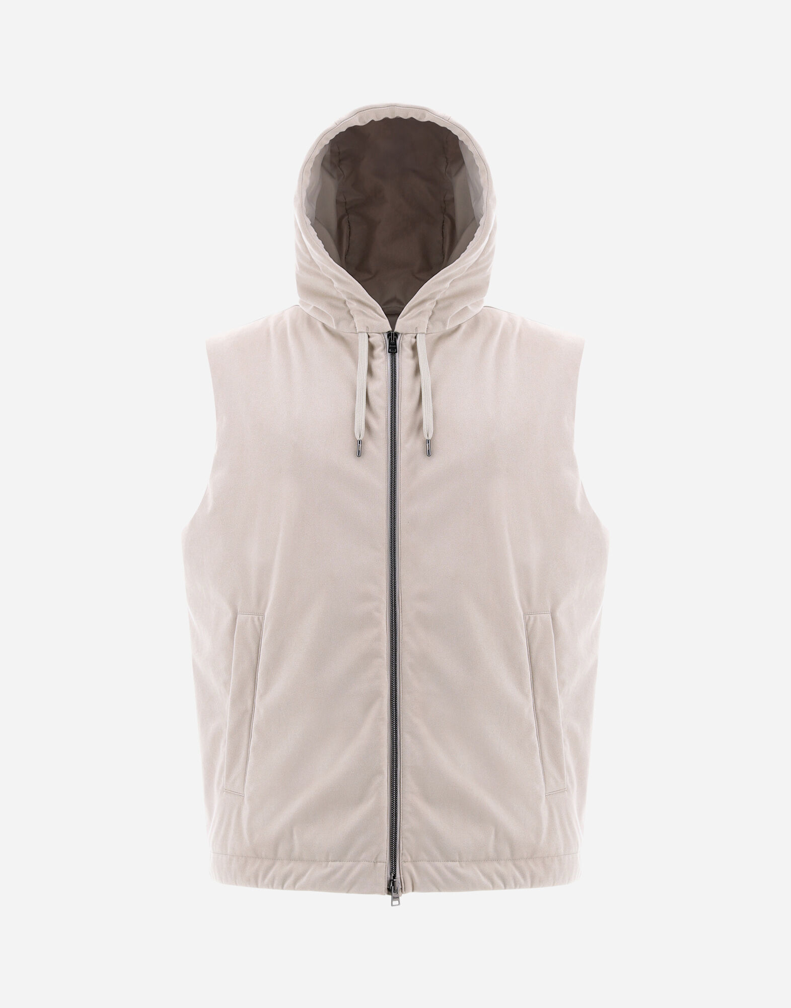 Sleeveless discount suede jacket