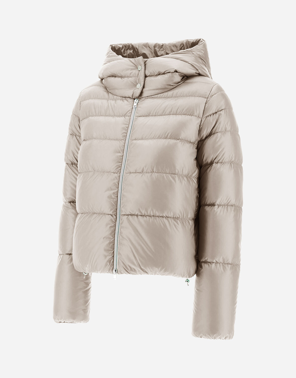 Herno Padded And Quilted Down Jacket In Chantilly