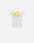 Herno T-SHIRT BABY LUCIO White/Yellow JTS001K520131030