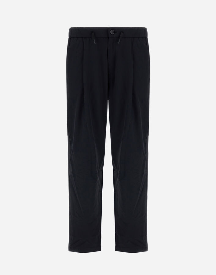 Herno LIGHT COMFORT STRETCH WOVEN TROUSERS Black PT000155U12773S9300
