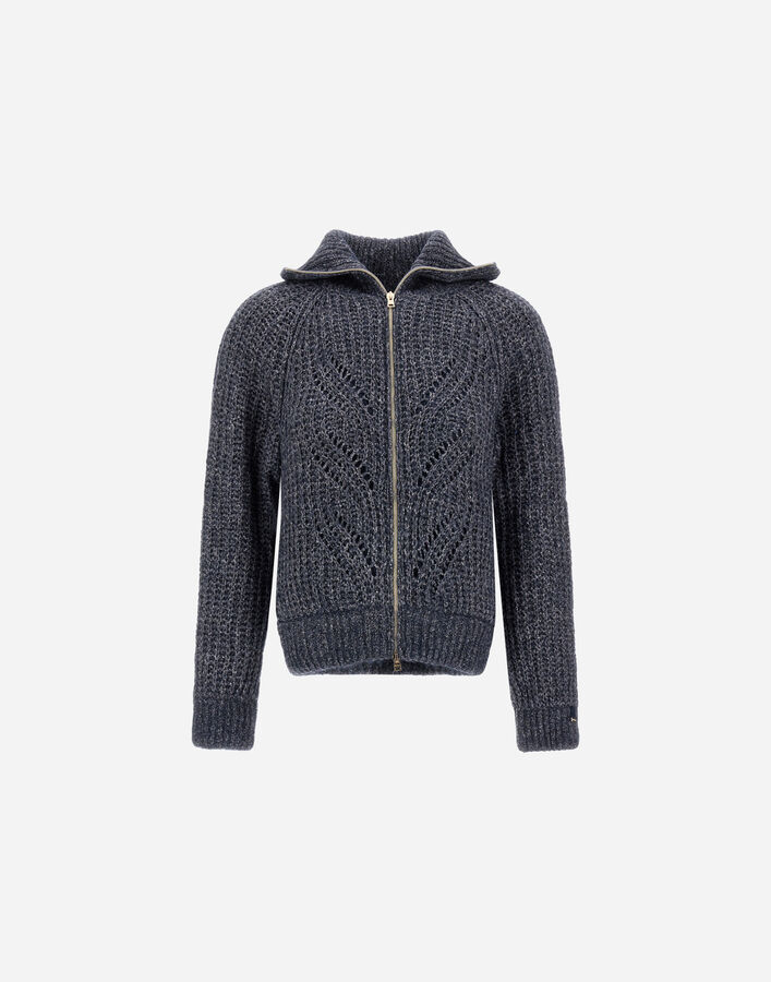 Herno CARDIGAN IN ANGEL Navy Blue MC000162D702339200
