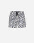 Herno RESORT NYLON SEASONAL PRINT SWIM SHORTS Teal/White CST0003UR12743P9110