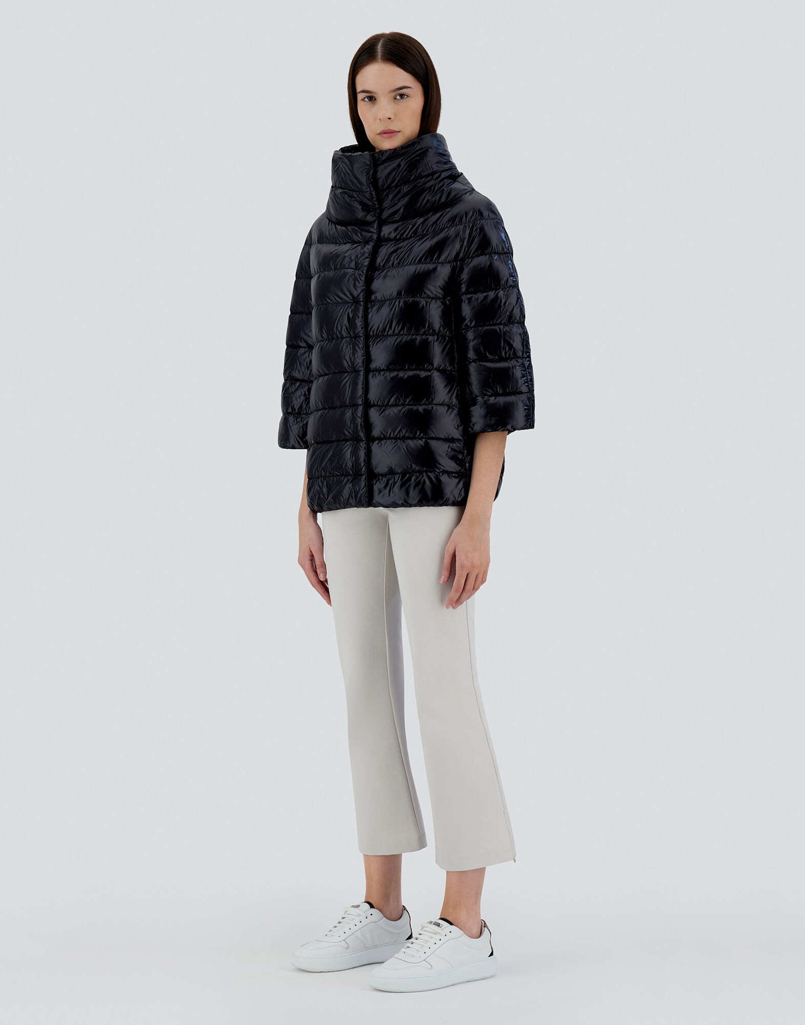 PIUMINO CAPPA BASICA ICONICO AMINTA HD in Black for Women Herno