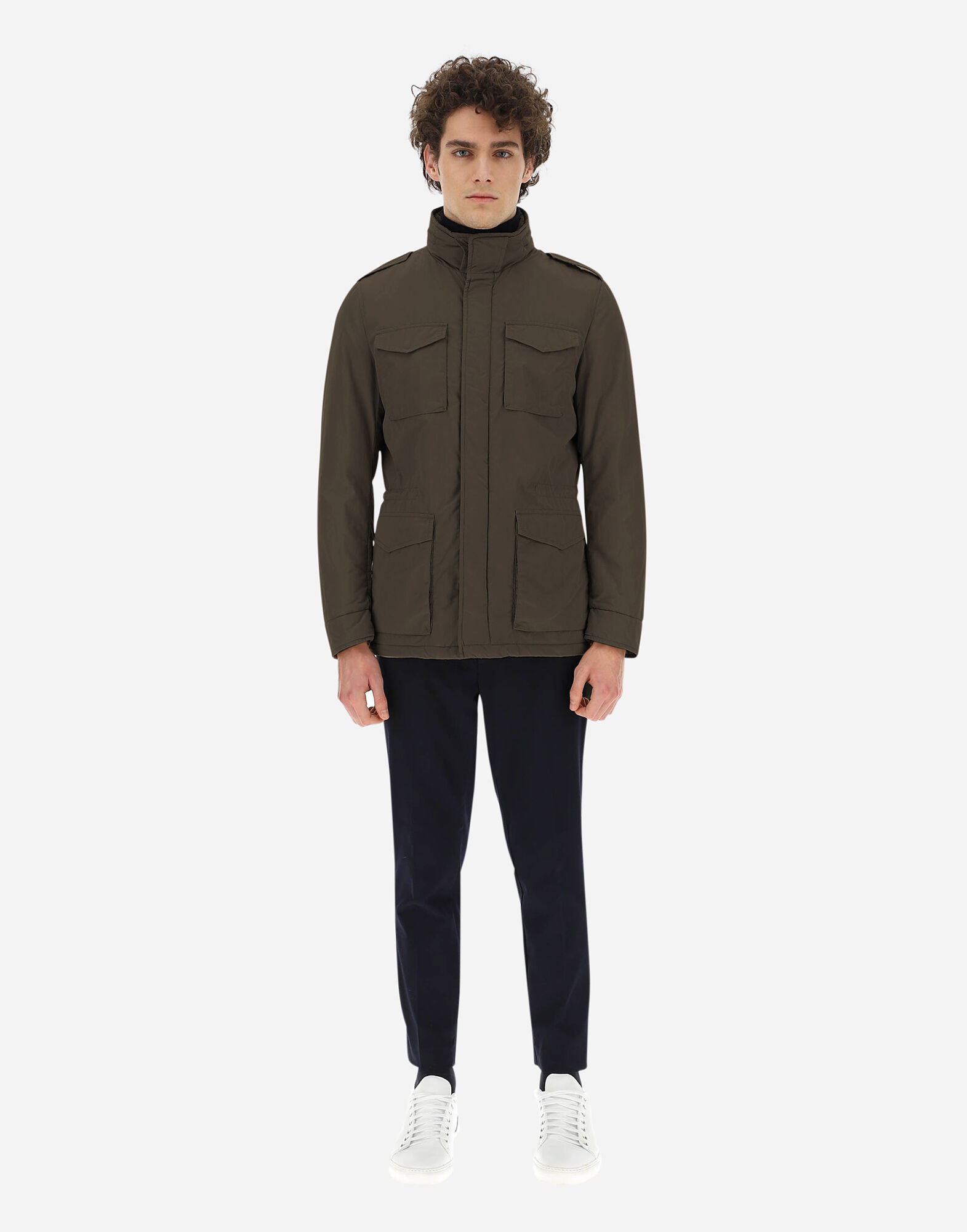 ジャケット・アウター HERNO RESORT PACKABLE TRAVEL JACKET 46 3-LAYER COMPACT JACKET in Dove Grey for Men | Herno®