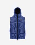 Herno SLEEVELESS GLOSS JACKET Cornflower blue PI001081U122209243