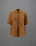 Herno LAMINAR SHIRT IN CLIMATE REGULATION RIPSTOP Tobacco CM00001DL128178086