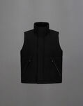 Herno LAMINAR VEST IN CRINKLE METALLIC Black PI00378UL128399300