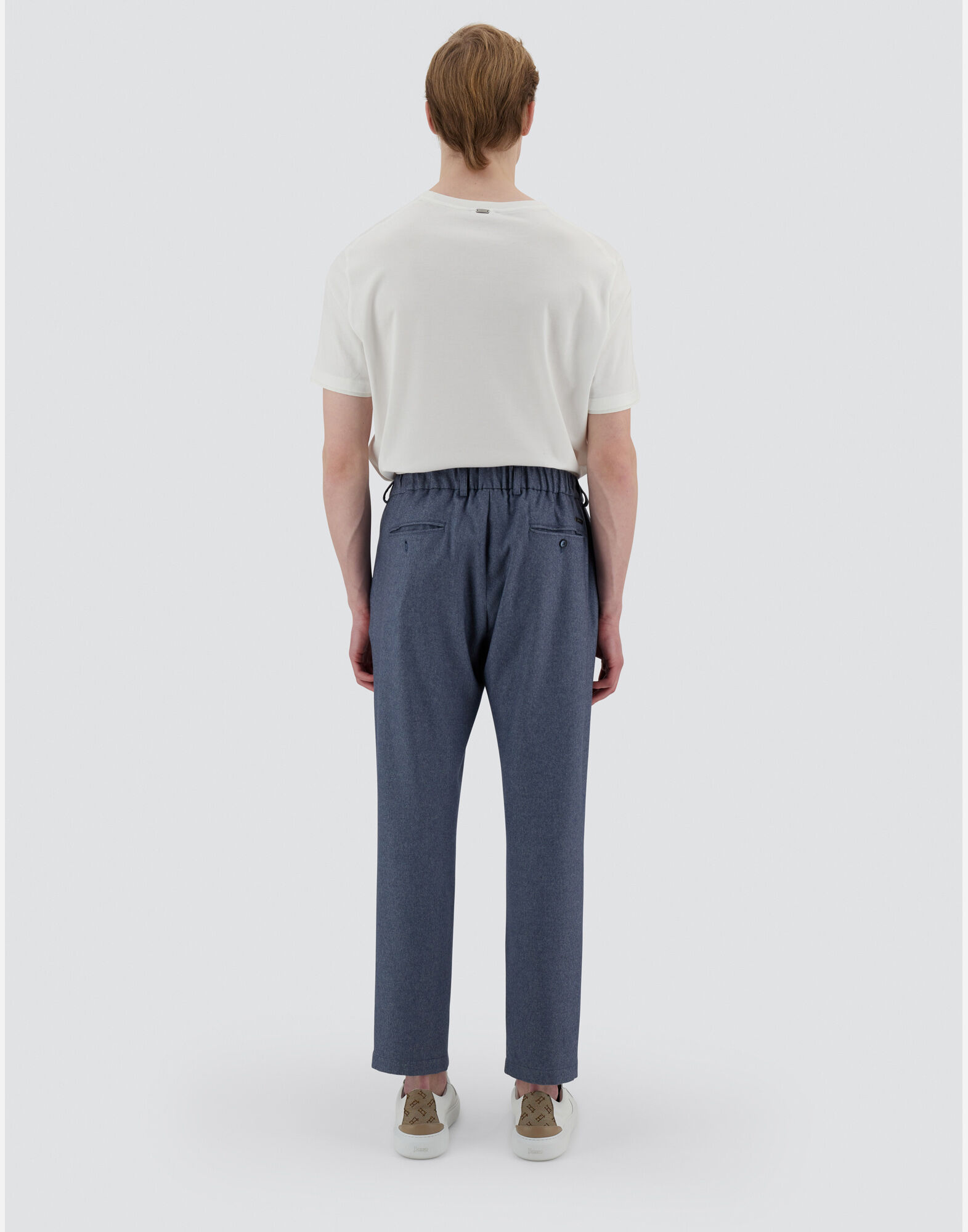 メンズ シルクカシミヤ RESORT パンツ Denim | Herno® (ヘルノ)