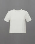 Herno LAMINAR T-SHIRT IN MERCERISED JERSEY AND TECH-POPLIN White JG00047DL520961000