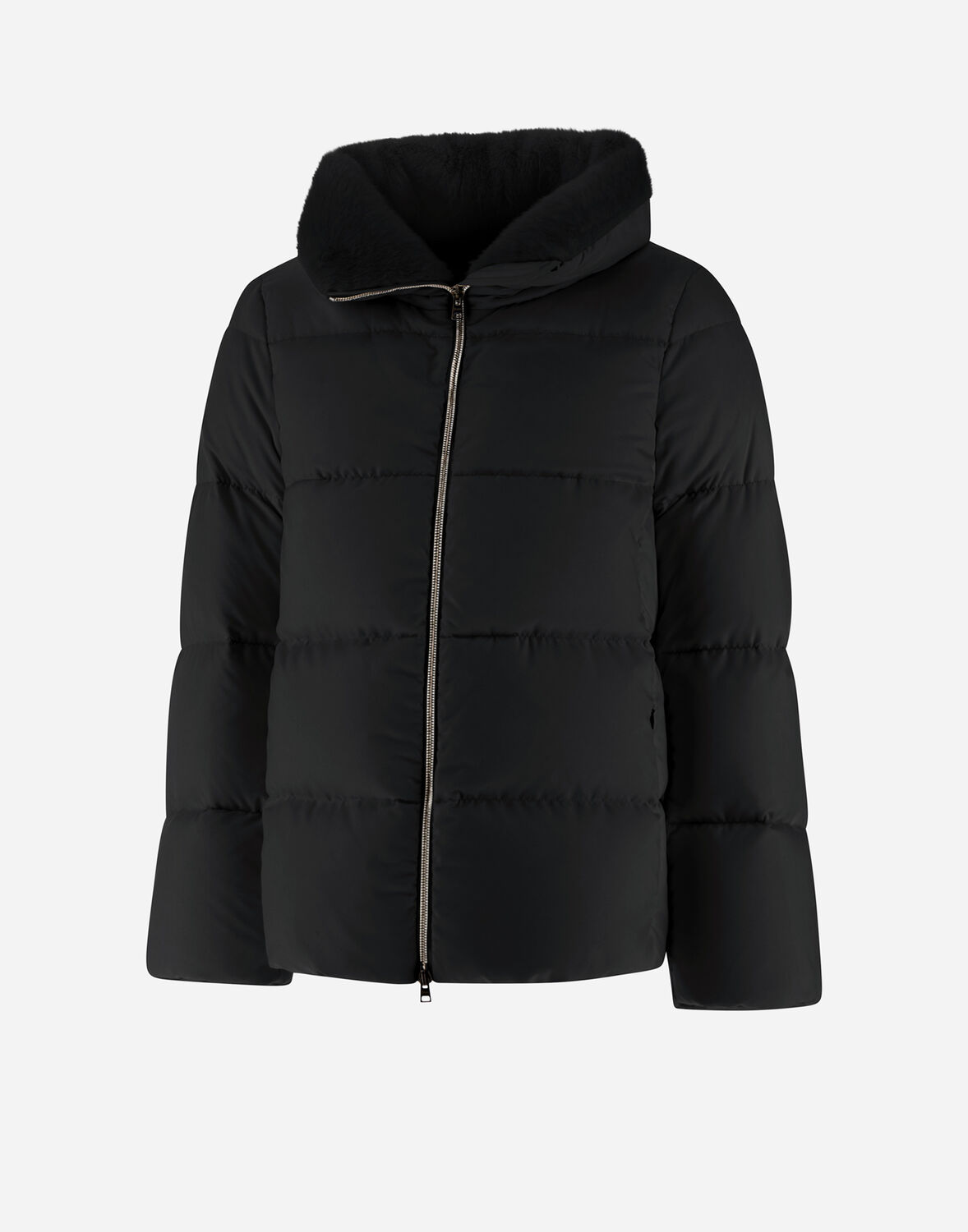 Herno アレンデール＆ニュー・レディ・フェイクファー ジャケット In Black