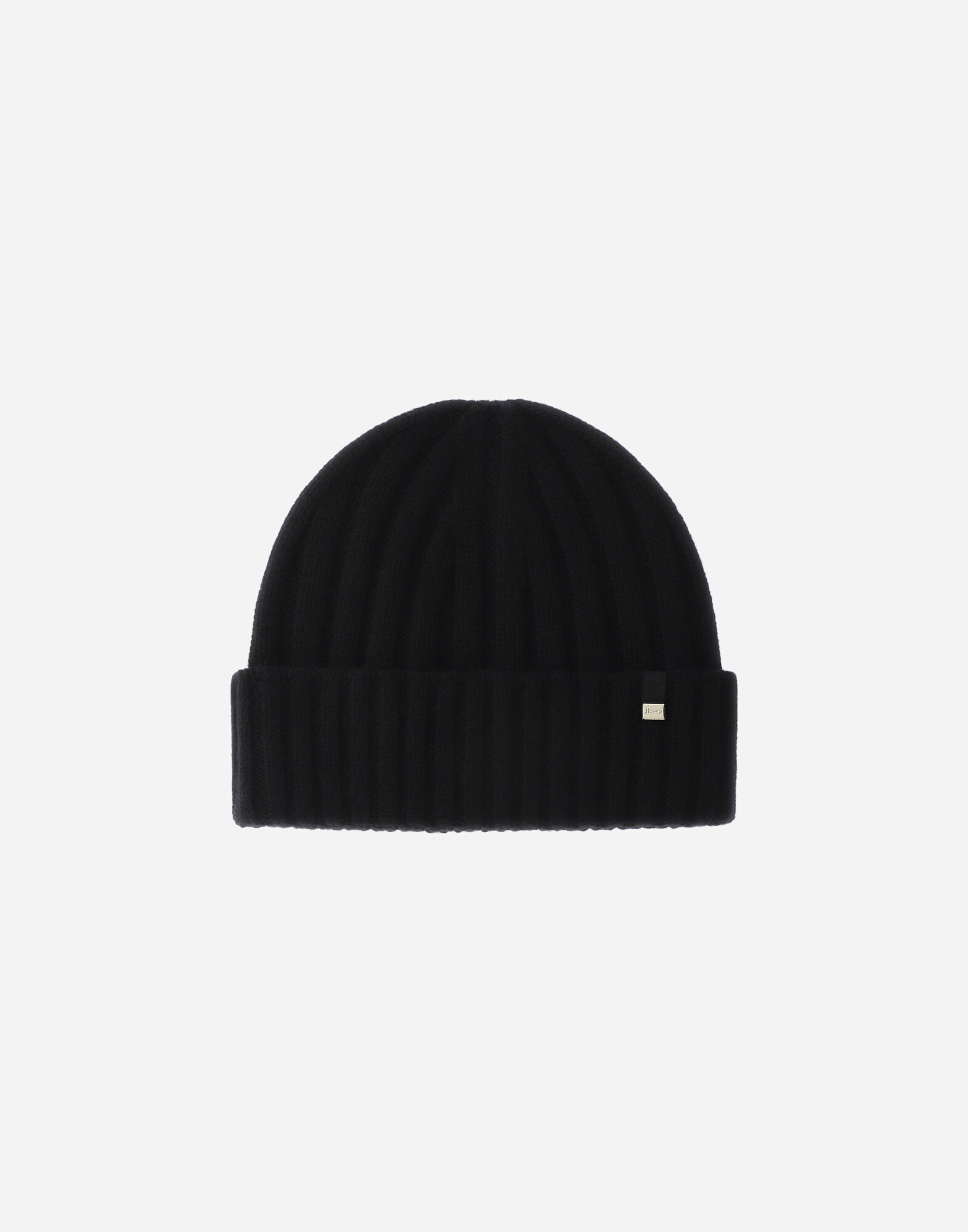 ヘルノ　ニット帽　herno ビーニー　ブラック レディース CASHMERE BEANIE ブラック | Herno® (ヘルノ)
