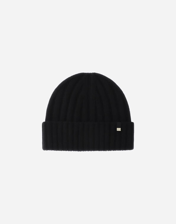 Herno CASHMERE BEANIE Black BER00055D710549300