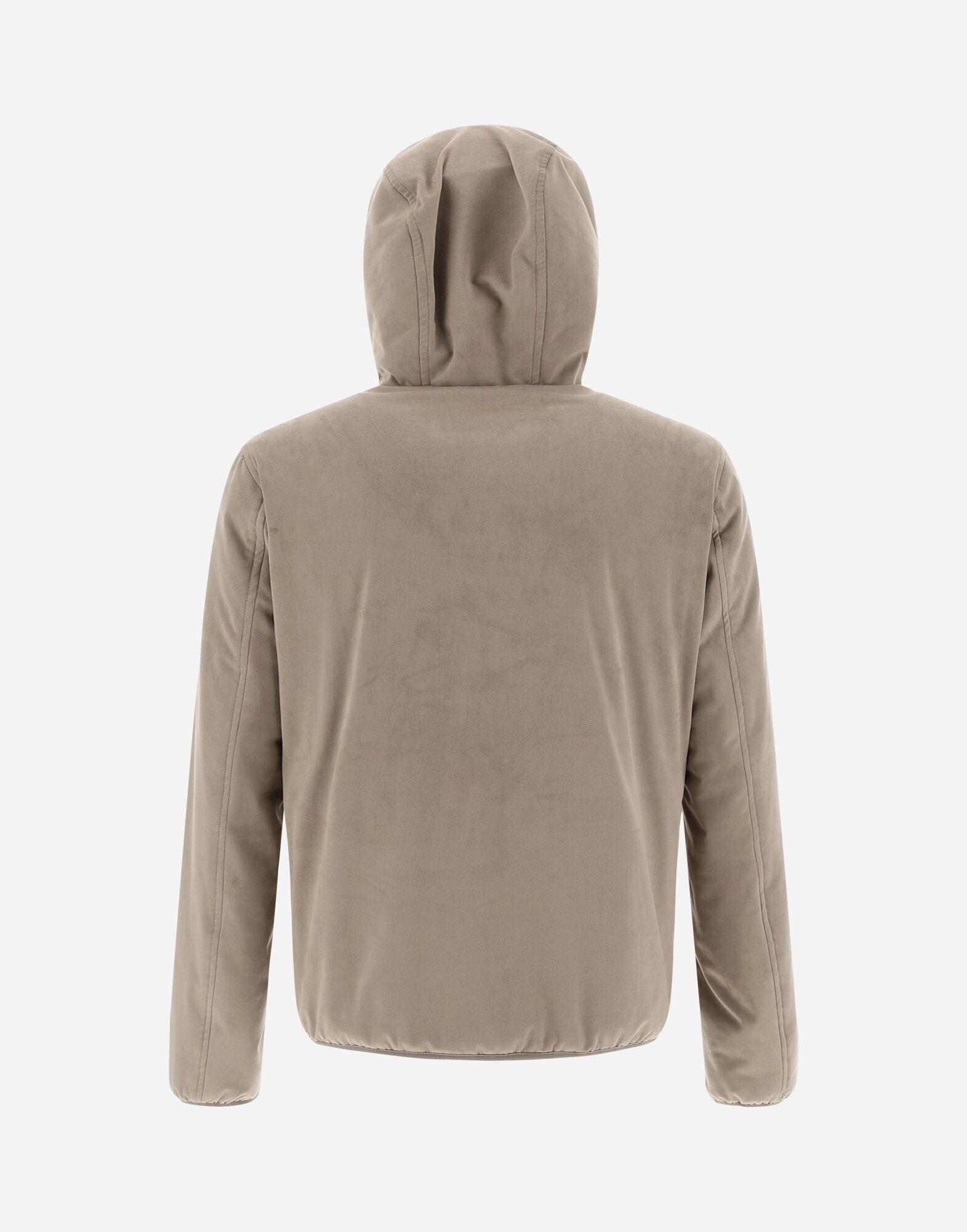 SUEDE LOOK BOMBER JACKET in Light Taupe for Men Herno