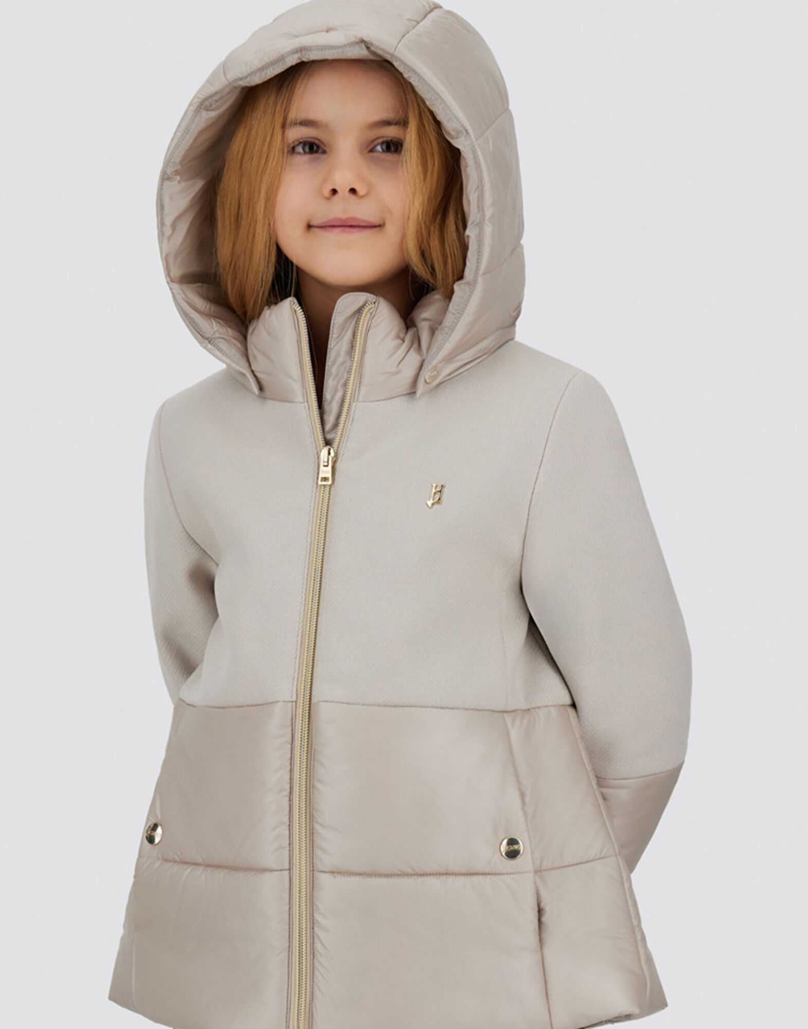 女児 CAPE IN ECOWOOL AND NYLON ULTRALIGHT シャンティイ Herno® (ヘルノ)