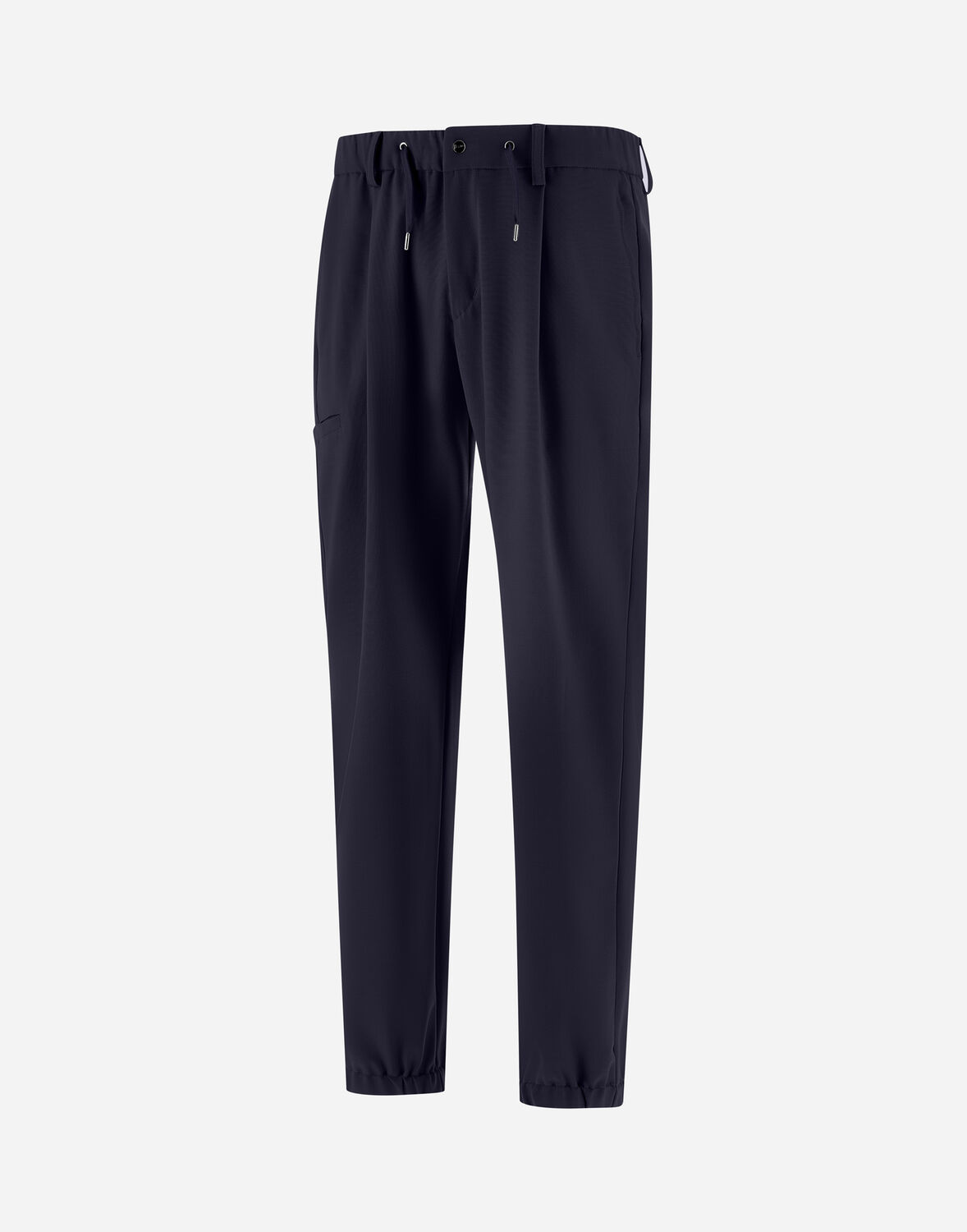 Herno Drawstring Jersey Trousers In Navy Blue