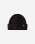 Herno BEANIE IN PURE CASHMERE Dark Chocolate BER00055D710408800
