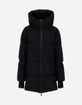 Herno PARKA IN TECH HOUNDSTOOTH AND 2-LAYER WINDSTOPPER Black PI002110D127609300