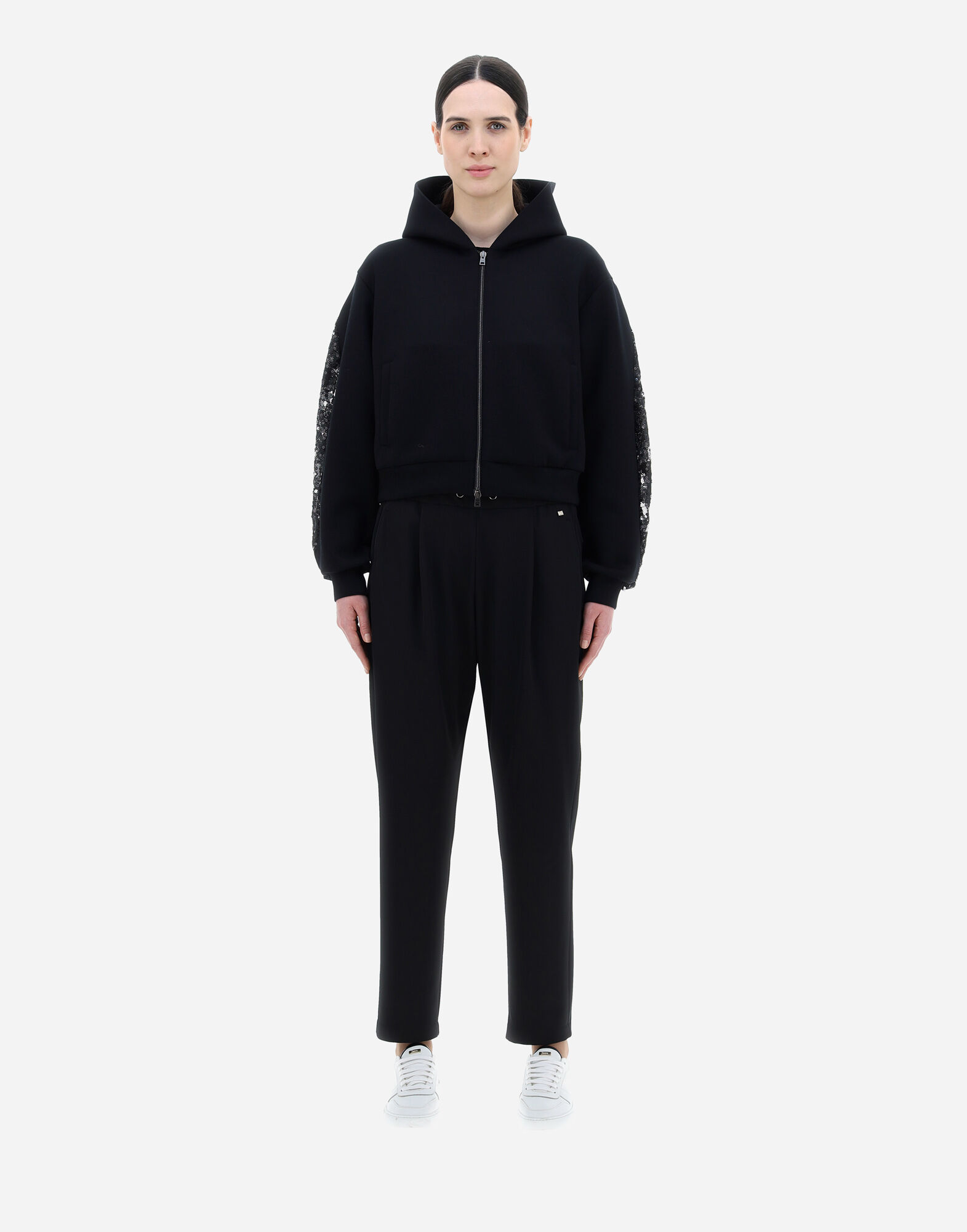 Herno hooded cardigan hot sale