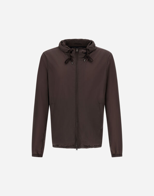 Herno JACKET IN MICRO RIPSTOP NYLON Brown GI000645U128658800
