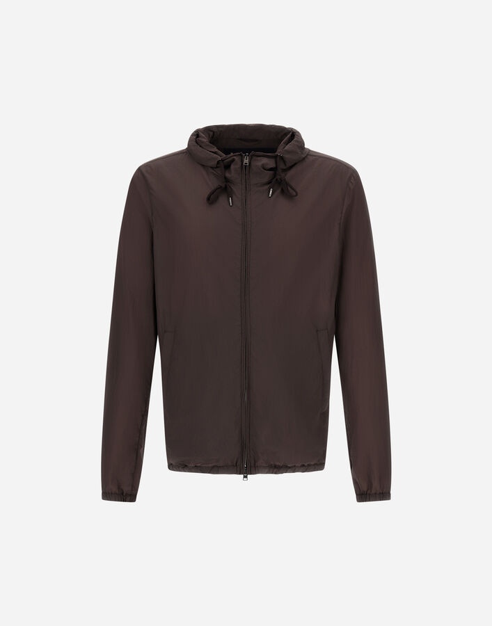 Herno JACKET IN MICRO RIPSTOP NYLON Brown GI000645U128658800