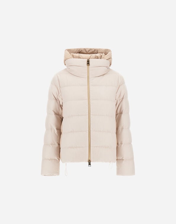 Herno CAPE IN CASHMERE, SILK AND SATIN Chantilly PI002179D380871985