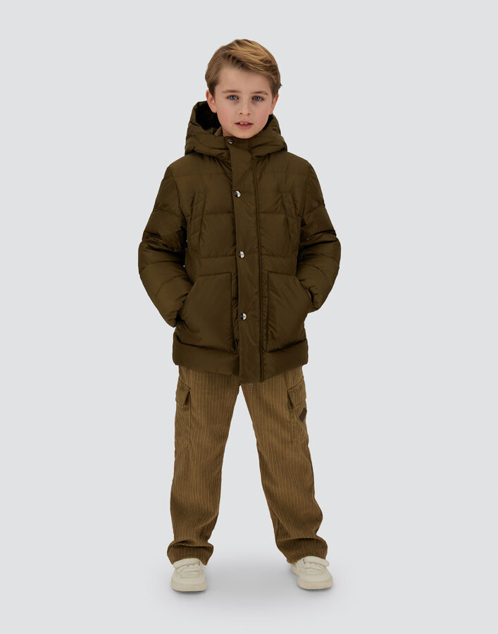 Herno PARKA IN NYLON&nbsp;CHAMONIX Military PI000163B12004Z7740
