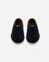 Herno SUEDE AND MONOGRAM LOAFERS Navy Blue SH005UMSHOE169200