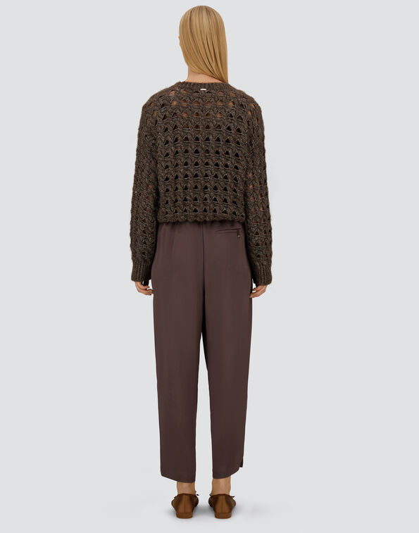 RESORT ENVERS SATIN TROUSERS Herno product thumbnail image view 5