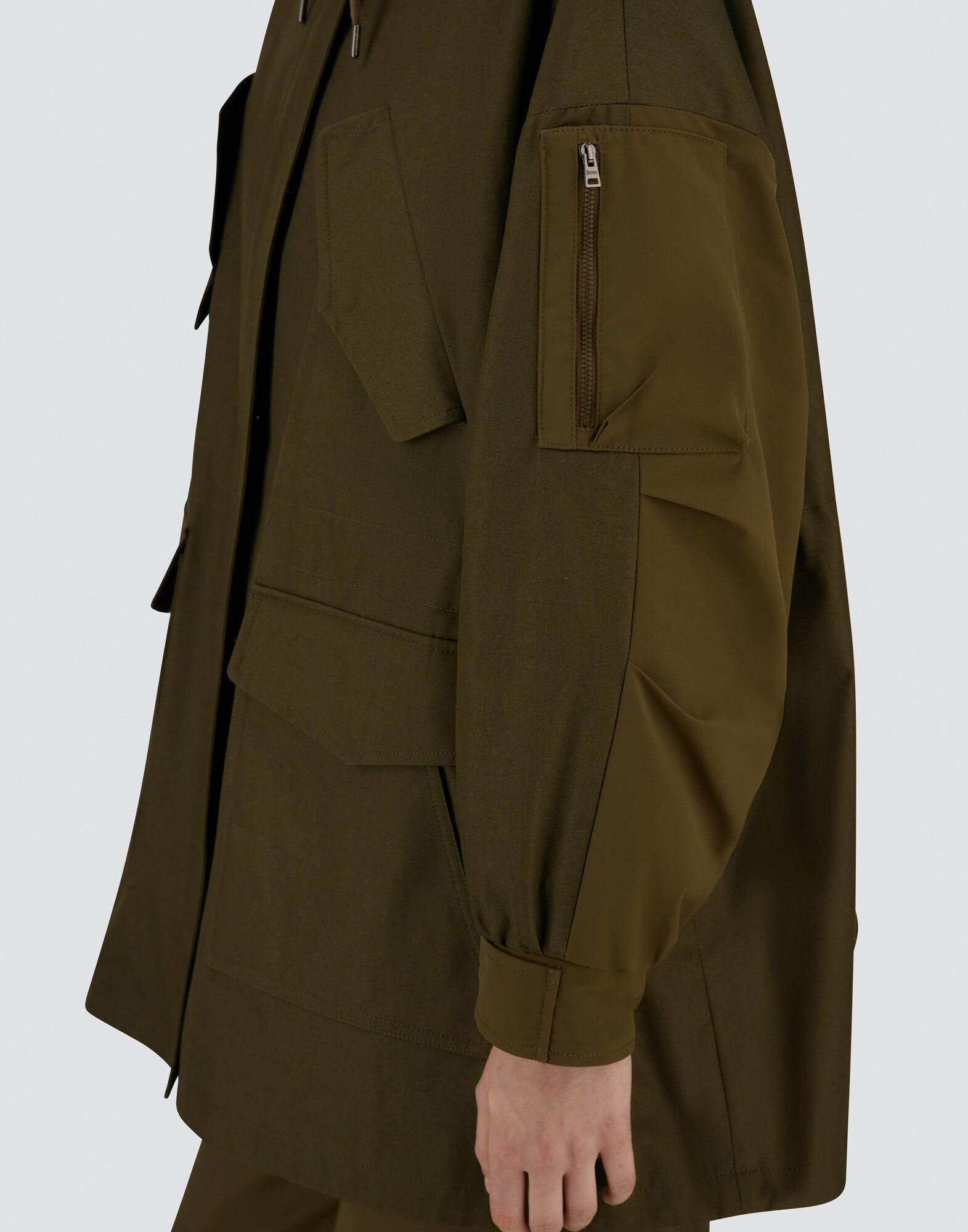 Herno コート レディース ドロン&キーストーン コート ミリタリー | Herno