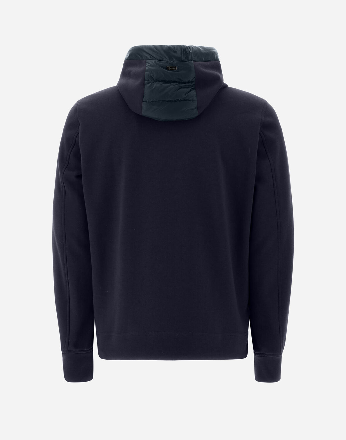 Herno Nylon Ultralight & フリース ボンバージャケット In Navy Blue