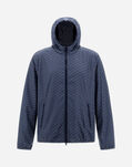 Herno PRINTEX H BOMBER JACKET Blue GI000418U12611P9230