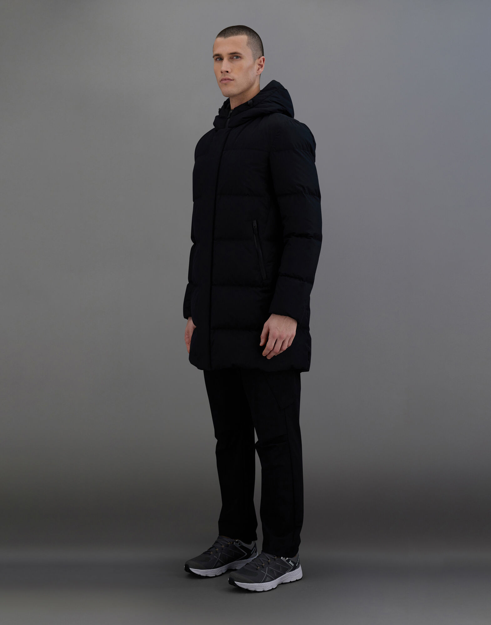 LAMINAR PARKA IN GORE TEX INFINIUM WINDSTOPPER in Black for Men Herno
