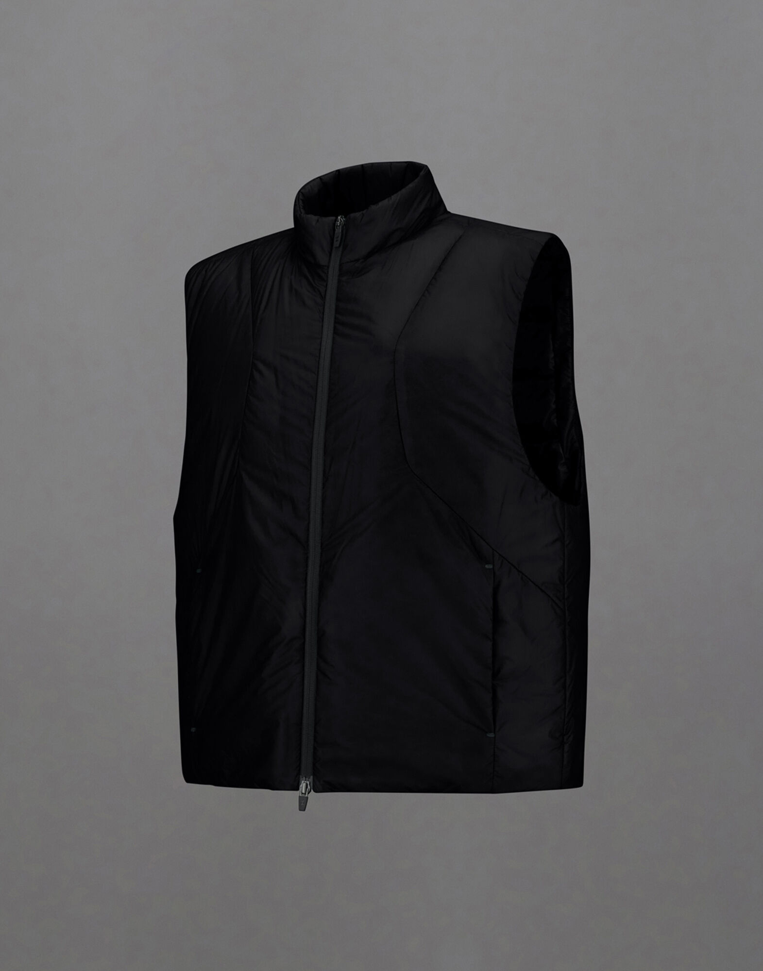 LAMINAR GILET IN TRANSLUCENT RIPSTOP in Black for Men | Herno®