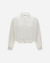 Herno CARDIGAN IN MATT VISCOSE AND NEW TECHNO TAFFETA Cream MC000168D760601010