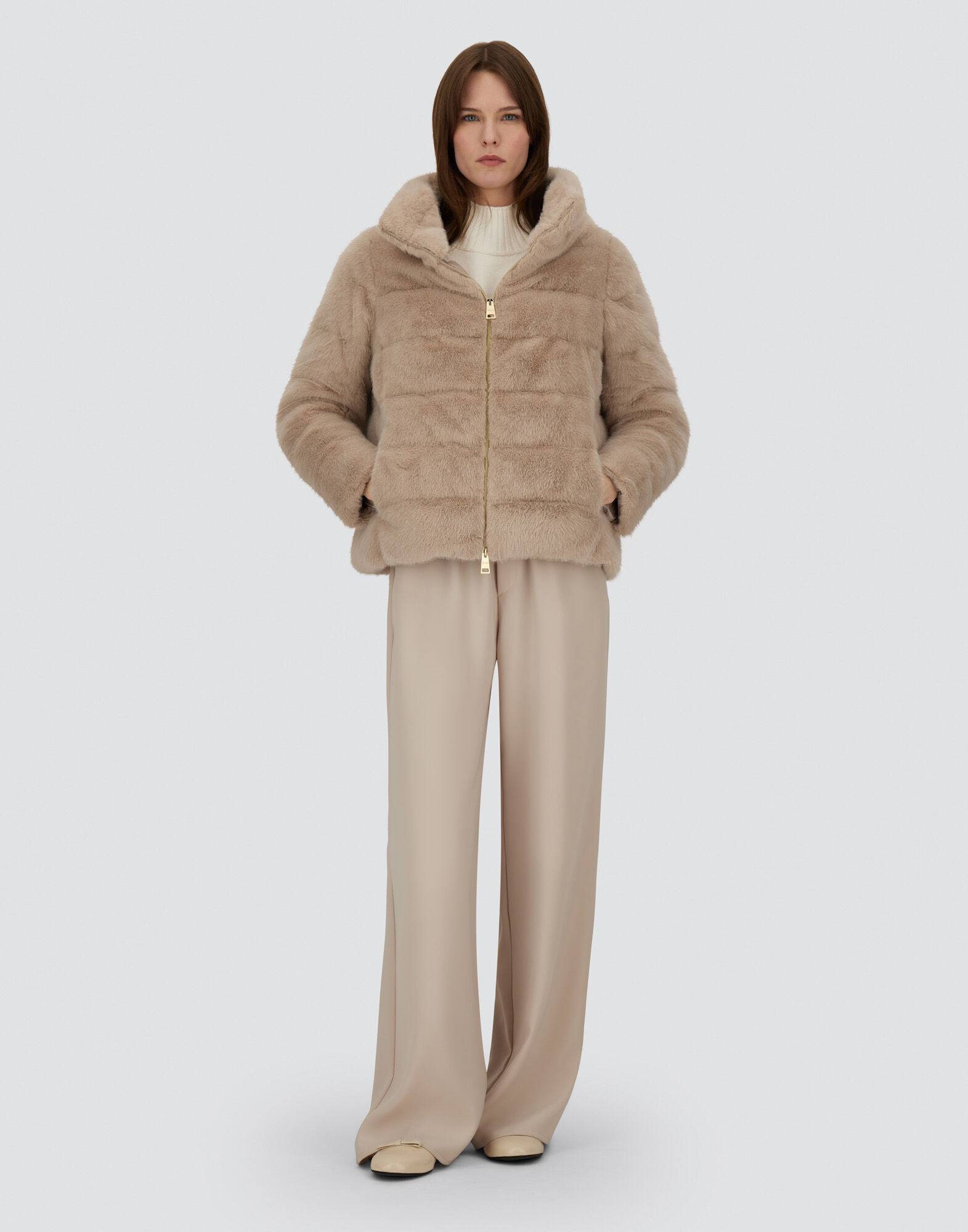 レディース CAPPA IN LADY ALTERNATIVE FUR シャンティイ | Herno