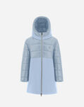 Herno PARKA IN ECOWOOL AND NYLON ULTRALIGHT Light Blue PA000003G333449004