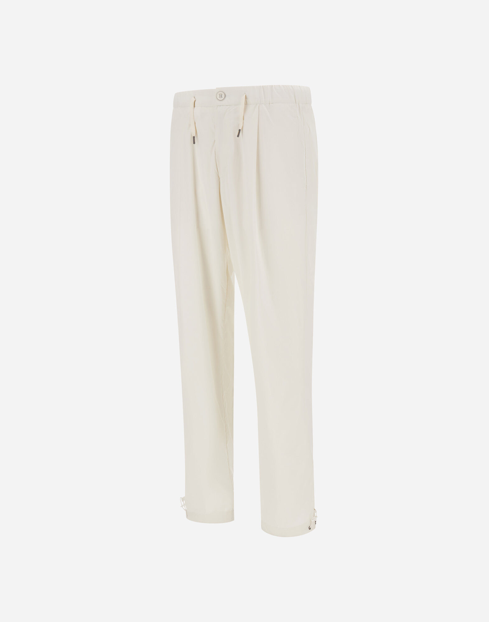 RESORT TROUSERS IN LIGHT NYLON STRETCH in White for Men | Herno®