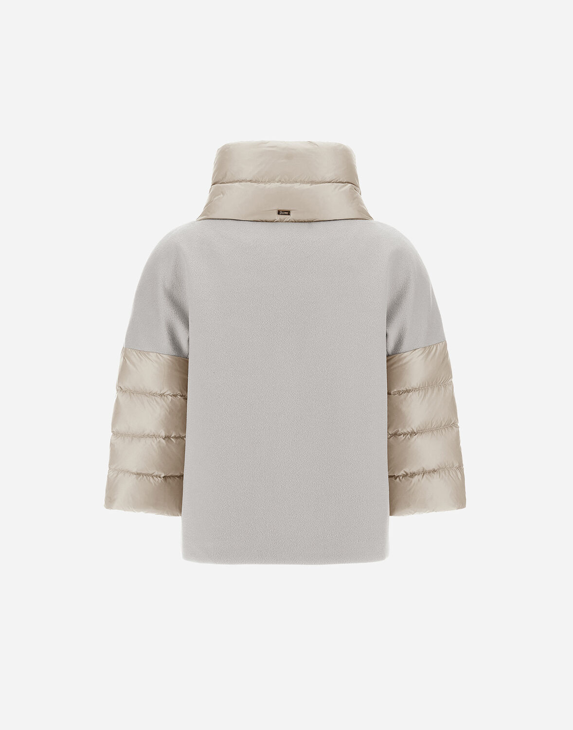 Herno Cape Aus New Cashmere Und Nylon Ultralight In Chantilly