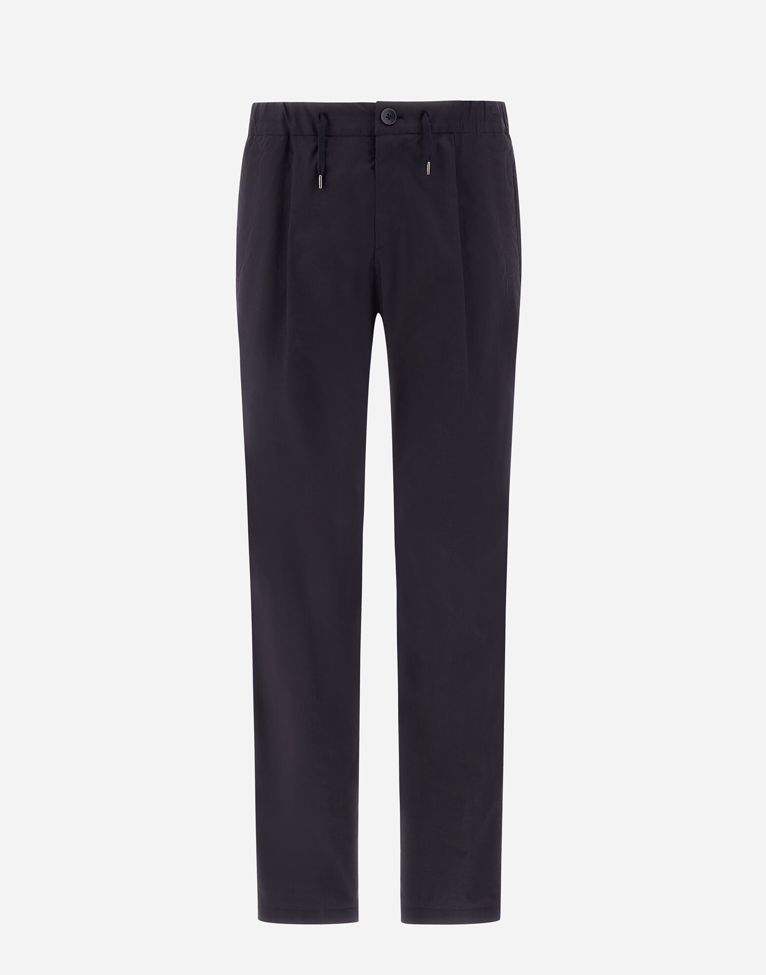 Black cotton stretch pants deals