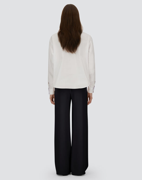 MATTE CREPE SATIN TROUSERS Herno product thumbnail image view 5
