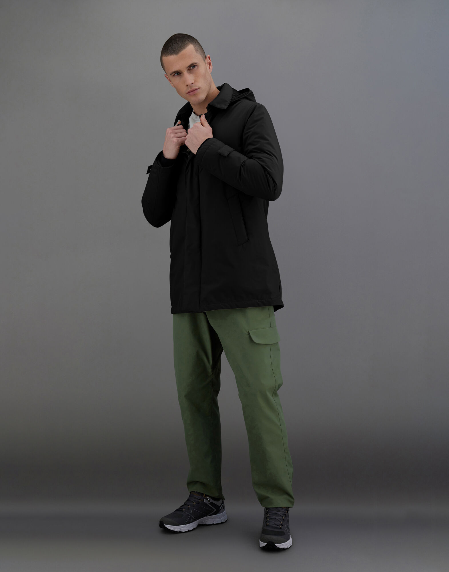 Herno laminar car coat shop