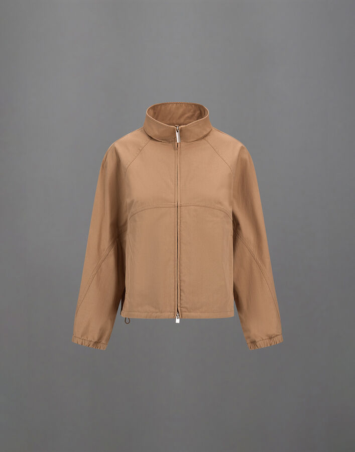 Herno LAMINAR JACKET IN TECH-COTTON TWILL Camel GI00152DL132852154