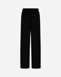 Herno RESORT TROUSERS IN PLEATED JERSEY Black PT00048DR521099300