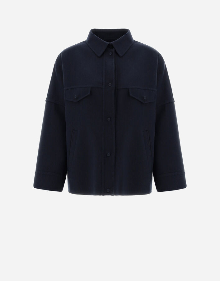 Herno Blue Polyamide Full-Length Jacket main image 1