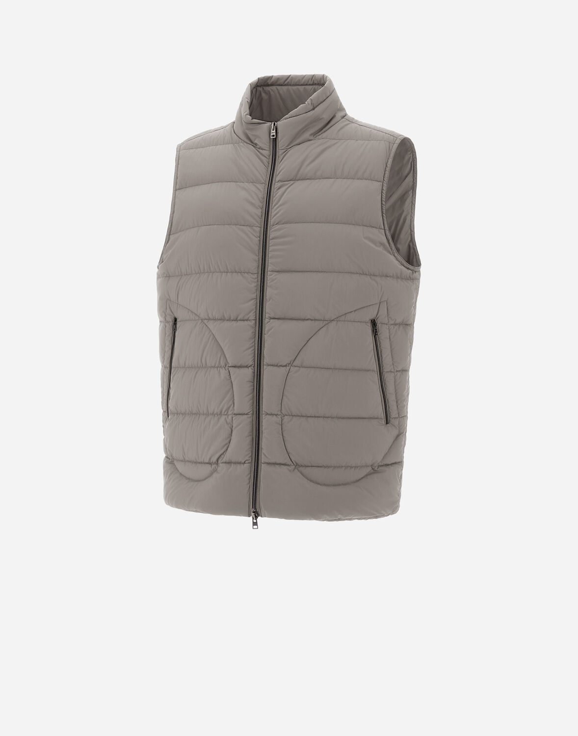 Herno Il Gilet In Dove Grey