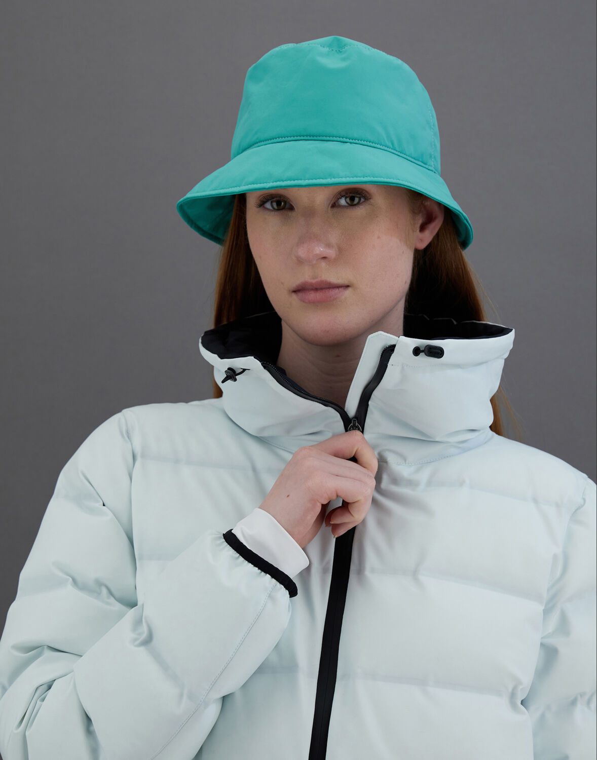 HERNO LAMINAR BUCKET HAT IN 2 LAYERS GORE-TEX 