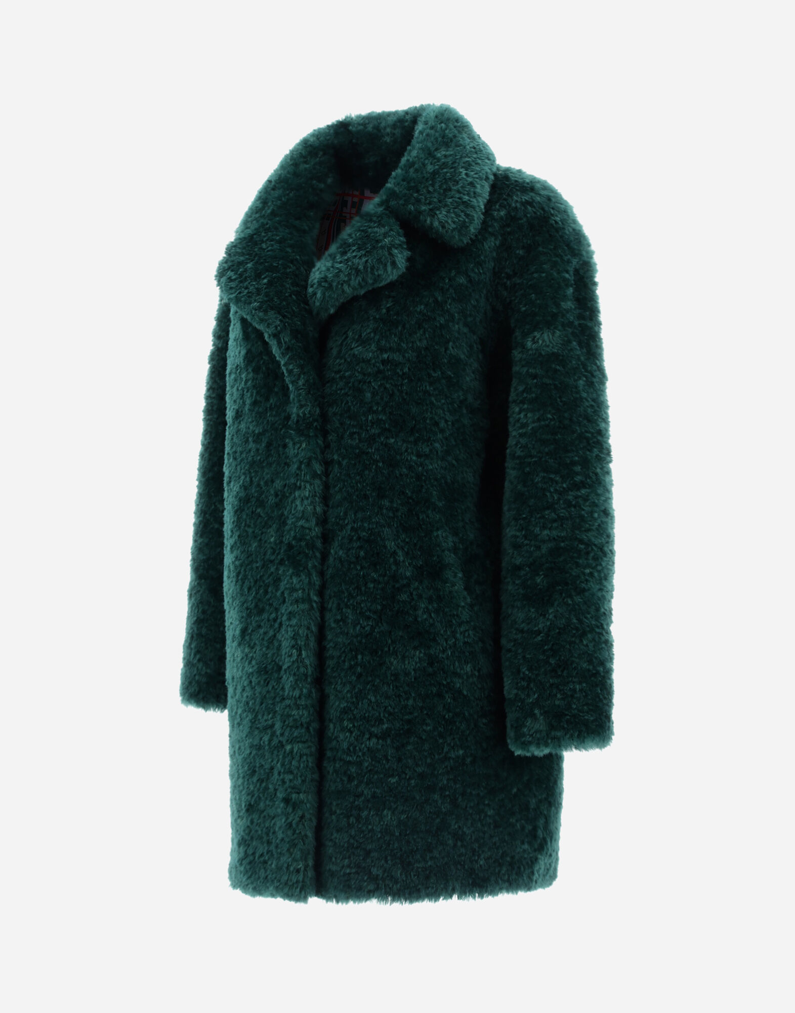 GIACCONE CURLY FAUX FUR HDM カレッジグリーン | Herno® (ヘルノ)